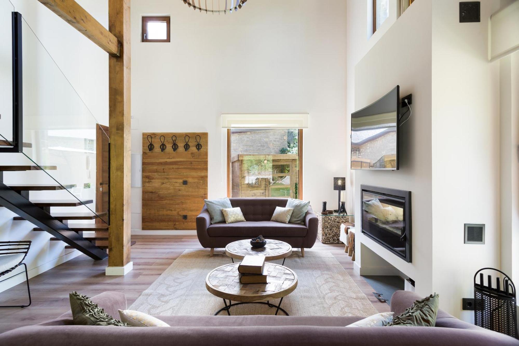 Casa Forelsa Lujo En La Montana Hoz de Jaca ภายนอก รูปภาพ